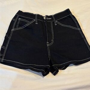 Forever 21 Black Cargo Shorts